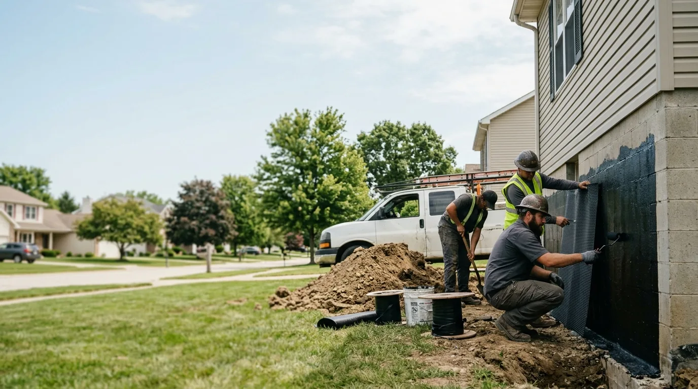 Basement Waterproofing in Edinburg, IL near me